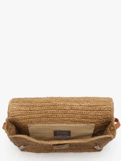Sac bandoulière L'atelier du crochet raphia LE VOYAGE EN PANIER