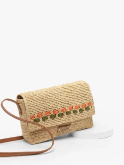 Sac bandoulière L'atelier du crochet raphia LE VOYAGE EN PANIER
