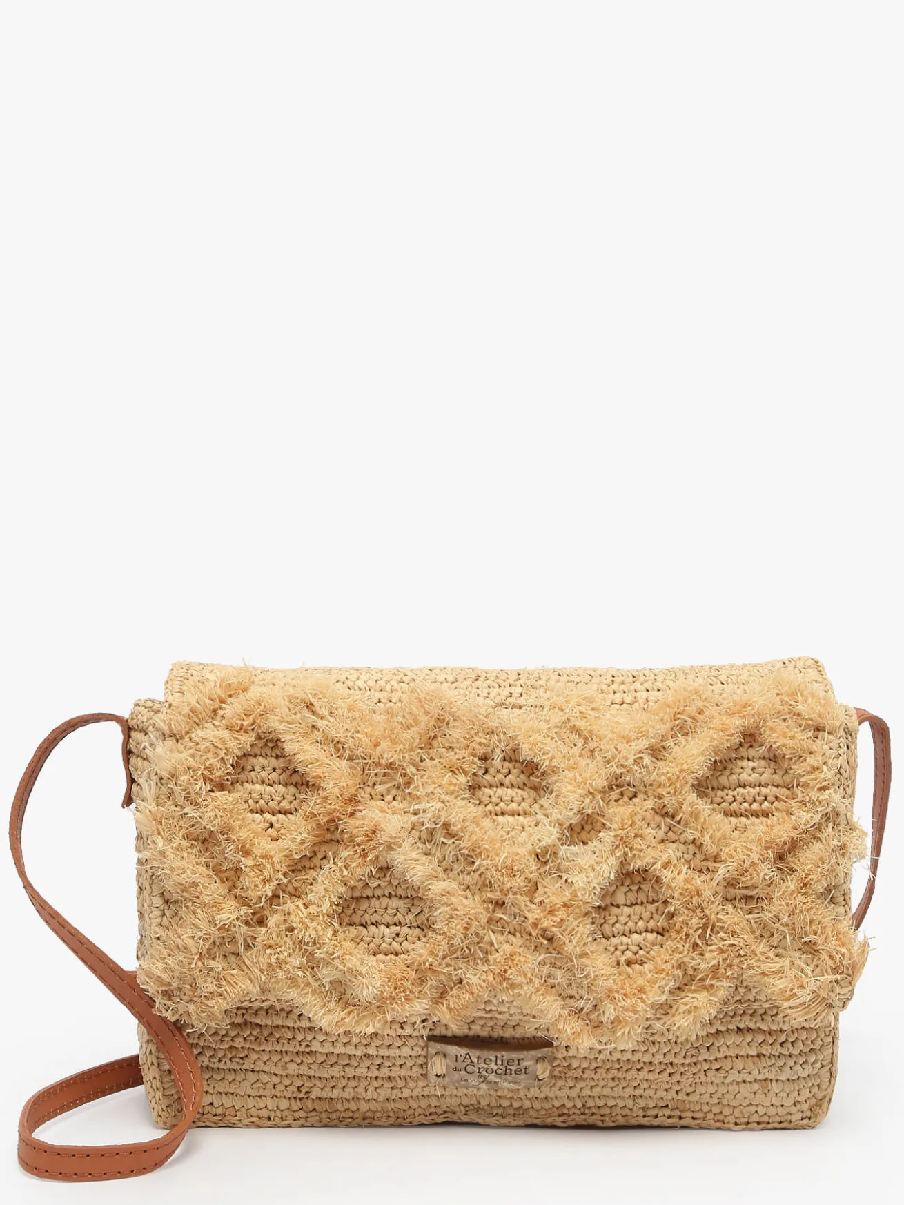 Sac bandoulière L'atelier du crochet raphia LE VOYAGE EN PANIER