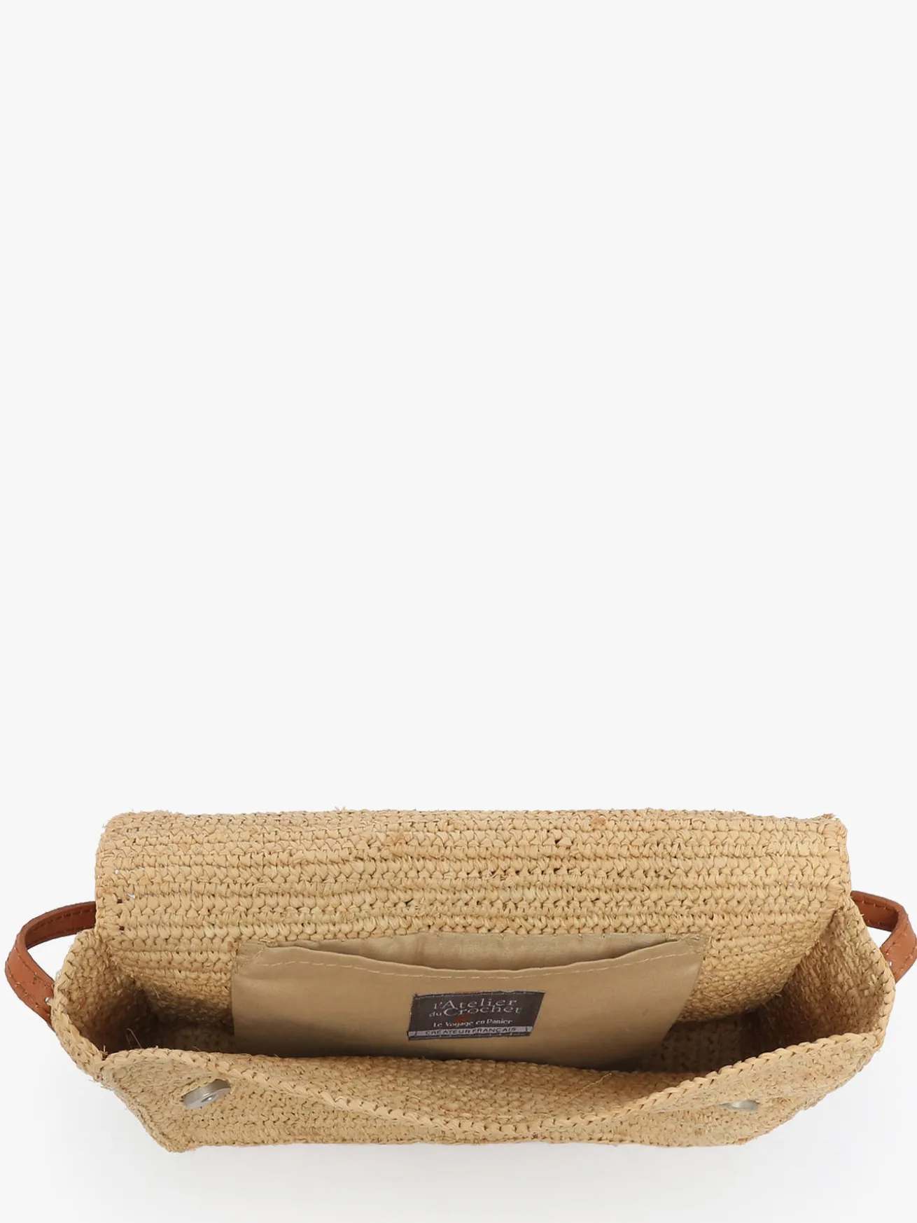 Sac bandoulière L'atelier du crochet raphia LE VOYAGE EN PANIER