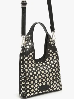 Sac bandoulière Memphis cuir BASILIC PEPPER