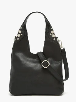 Sac bandoulière Memphis cuir BASILIC PEPPER