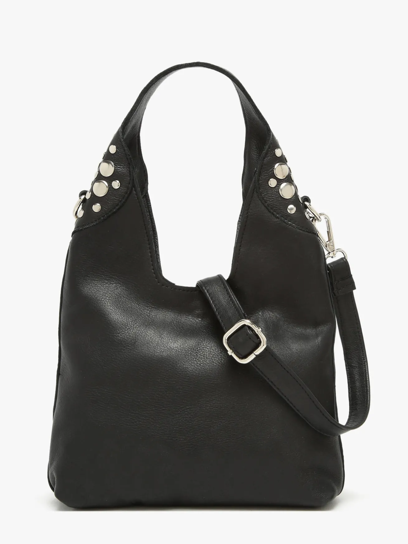Sac bandoulière Memphis cuir BASILIC PEPPER