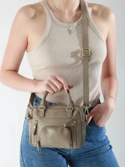 Sac bandoulière Micro Macy cuir NAT ET NIN