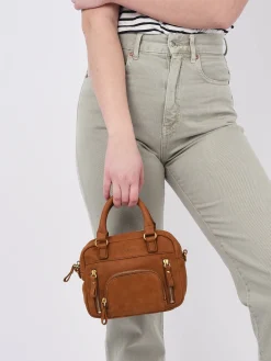 Sac bandoulière Micro Macy cuir NAT ET NIN