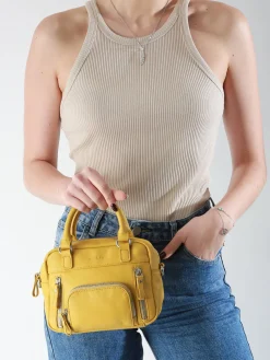 Sac bandoulière Micro Macy cuir NAT ET NIN