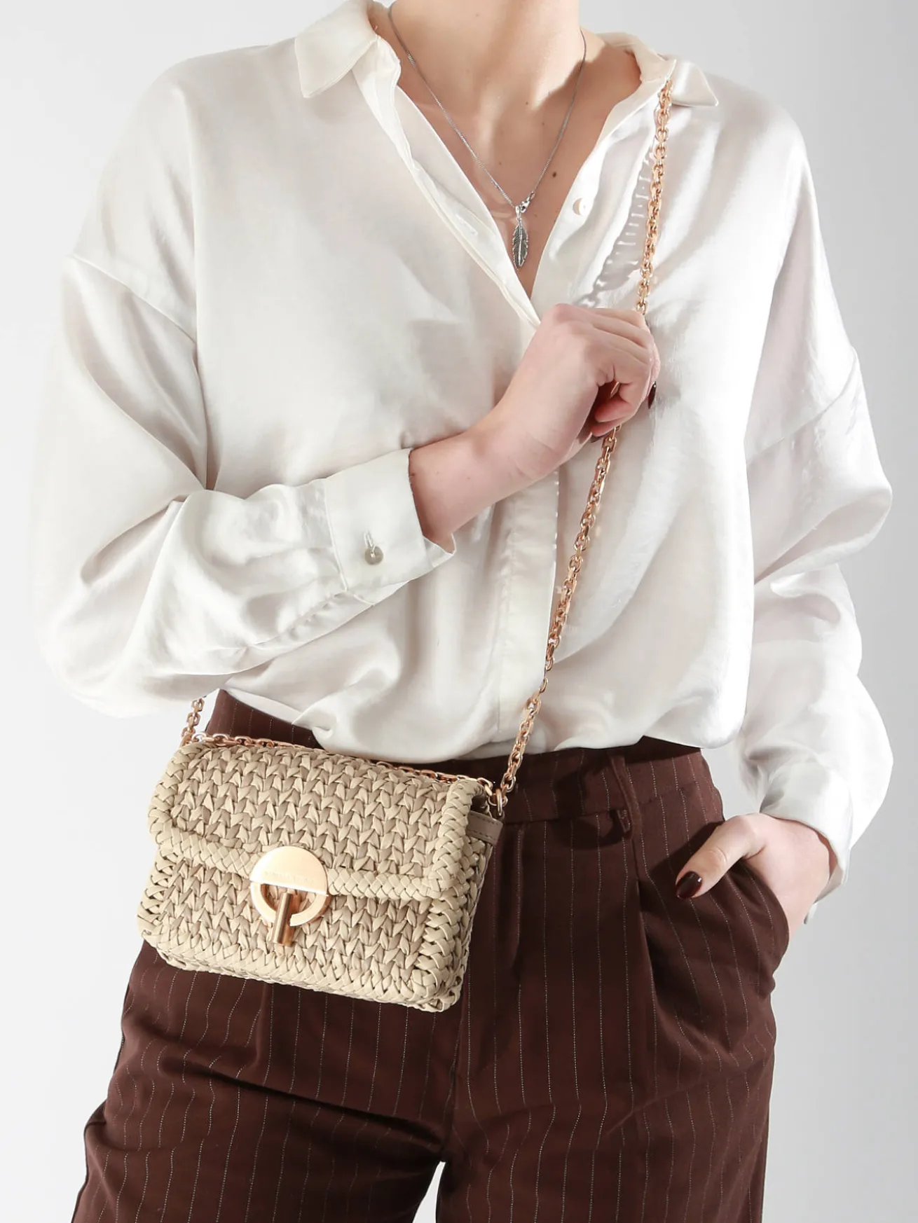 Sac bandoulière Moon cuir VANESSA BRUNO