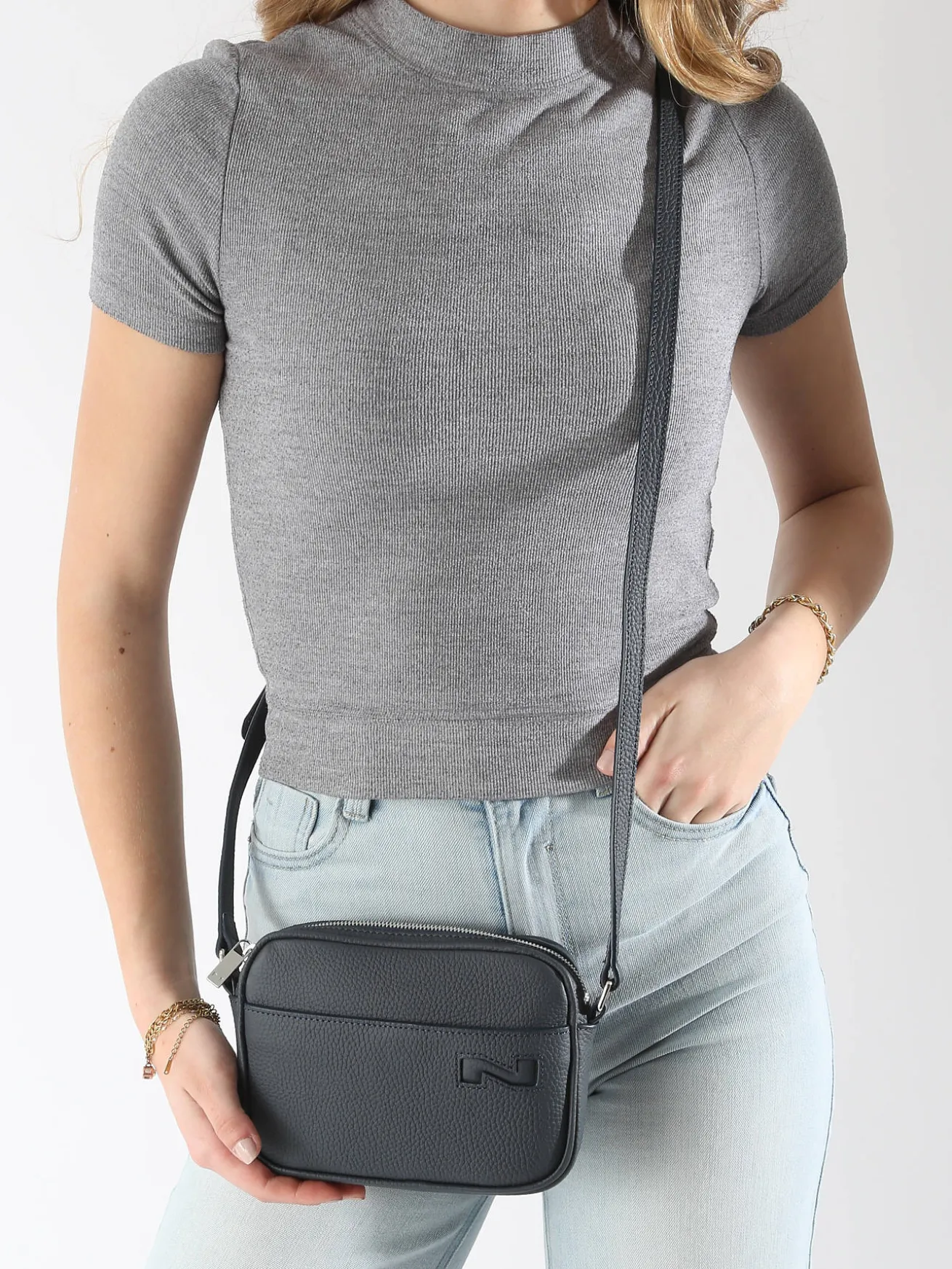 Sac bandoulière N city cuir NATHAN BAUME