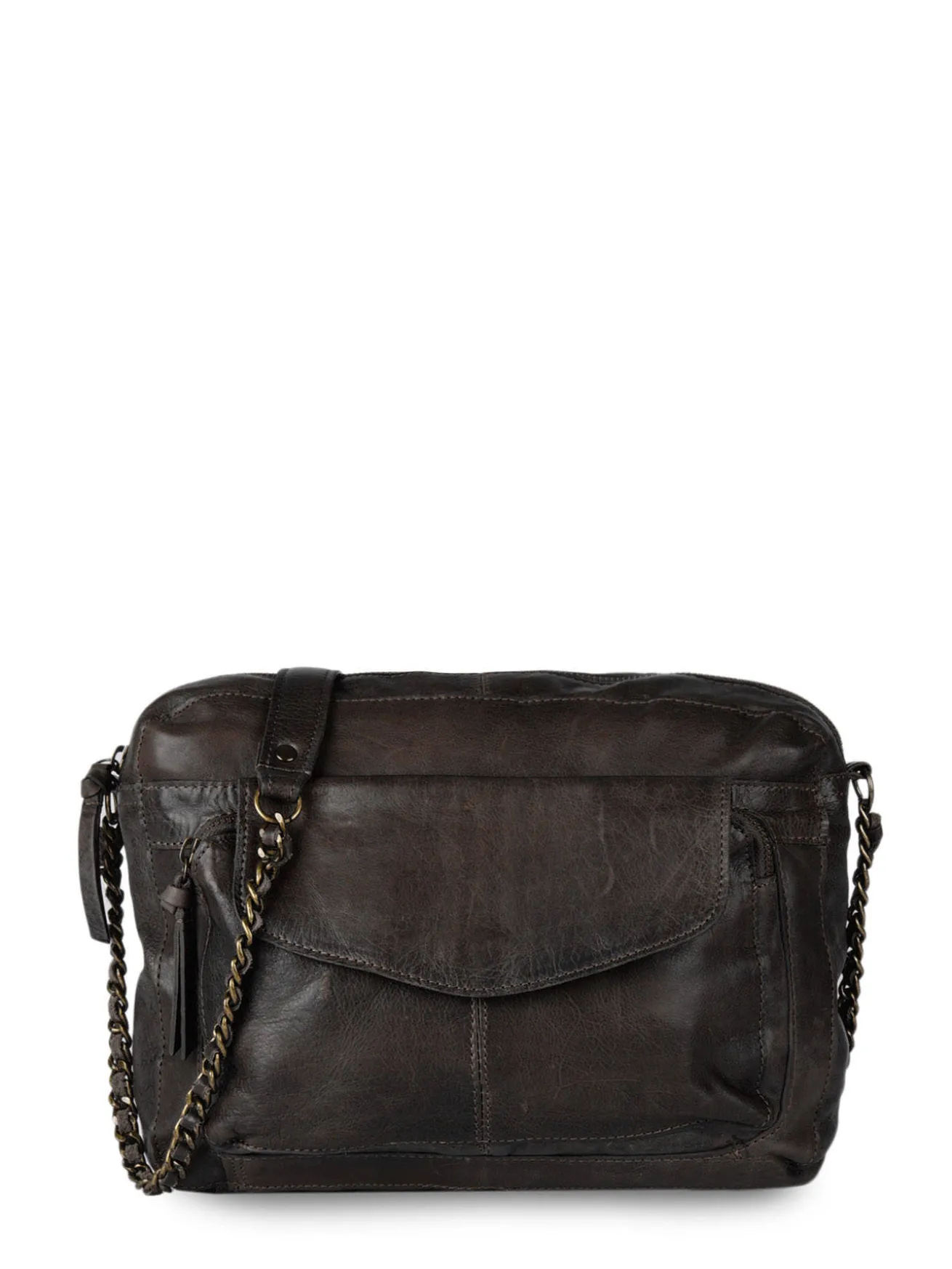 Sac bandoulière Naina cuir PIECES