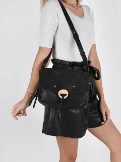 Sac bandoulière Othilia en cuir lisse VANESSA BRUNO