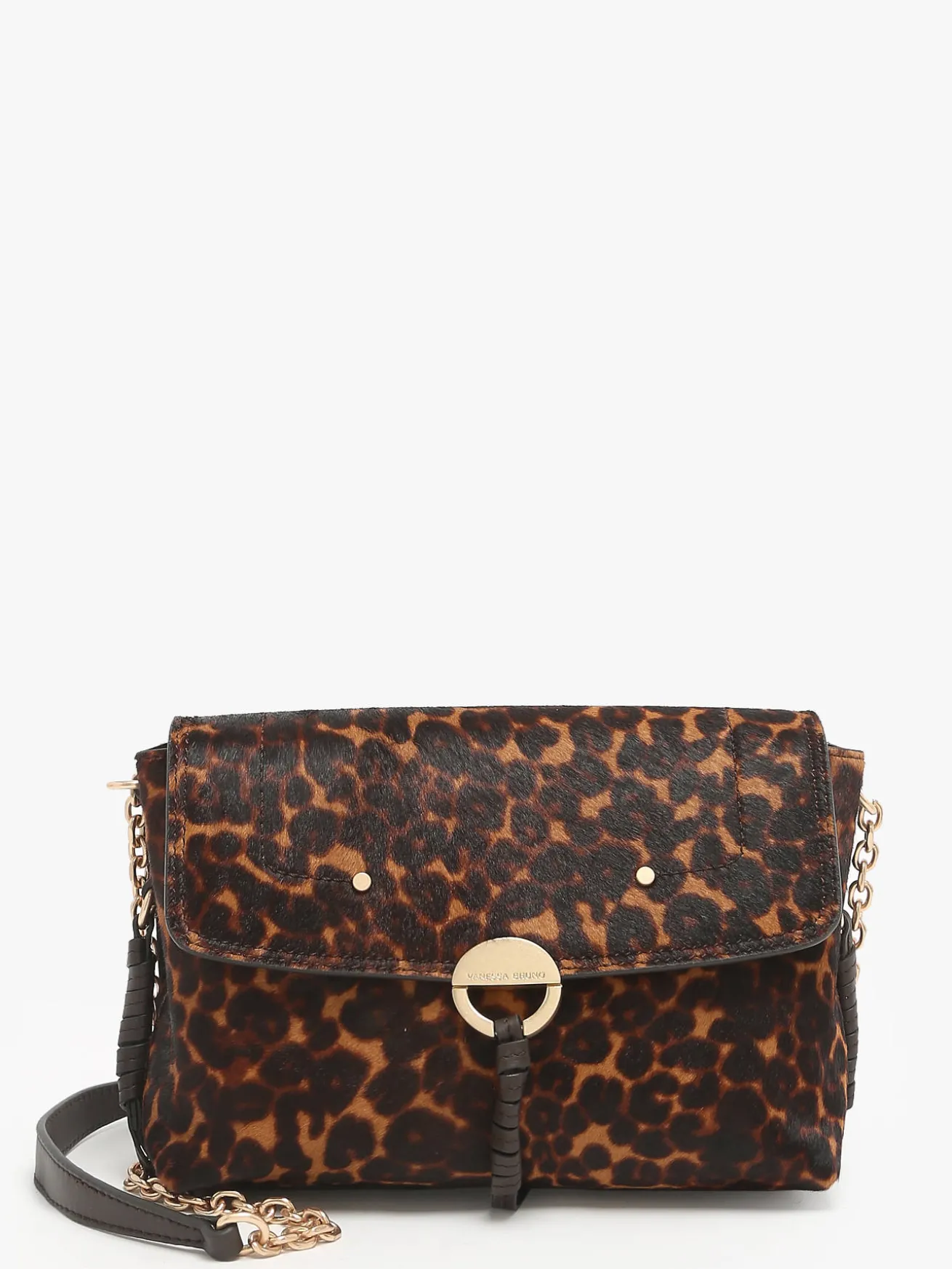 Sac bandoulière Othilia Léopard cuir VANESSA BRUNO