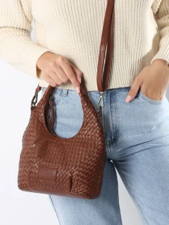 Sac bandoulière Parma cuir BASILIC PEPPER