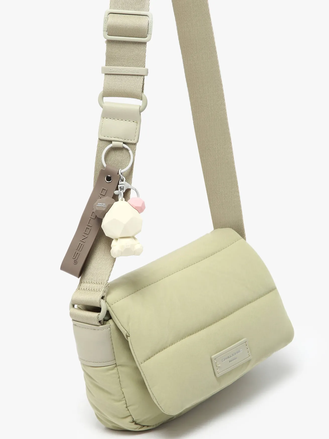 Sac bandoulière Plum polyester DAVID JONES