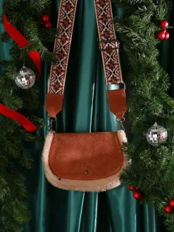 Sac bandoulière Risia cuir PIECES