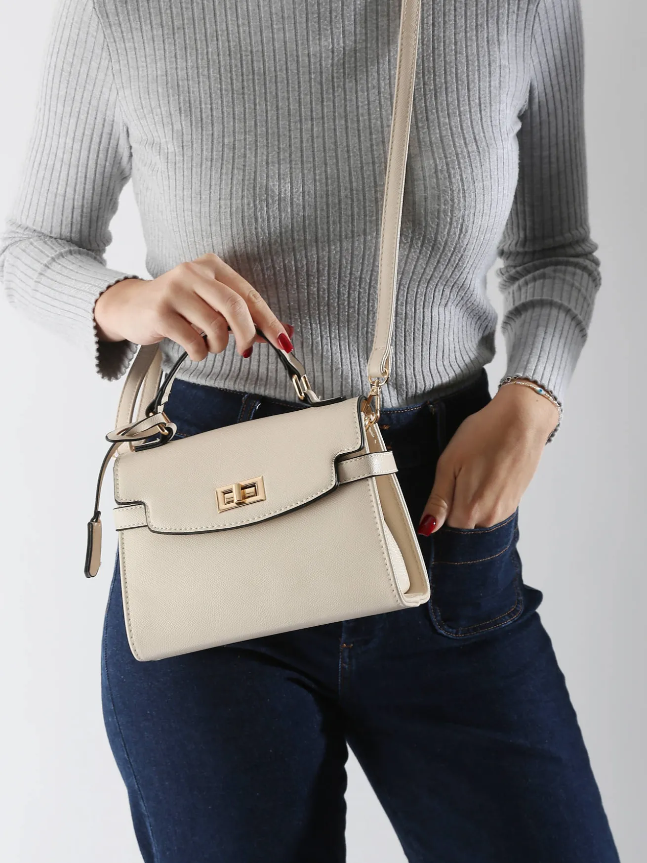 Sac bandoulière Saffiano MINIPRIX