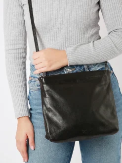 Sac bandoulière Smart cuir BASILIC PEPPER