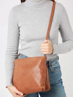 Sac bandoulière Smart cuir BASILIC PEPPER