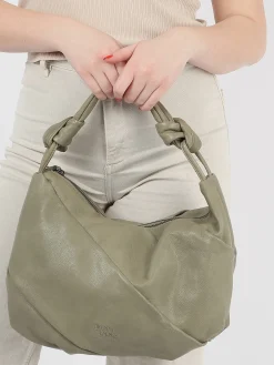 Sac bandoulière Stockholm cuir BASILIC PEPPER