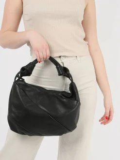 Sac bandoulière Stockholm cuir BASILIC PEPPER