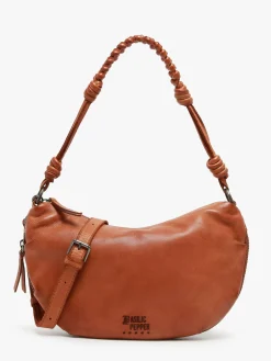 Sac bandoulière Tokyo cuir BASILIC PEPPER