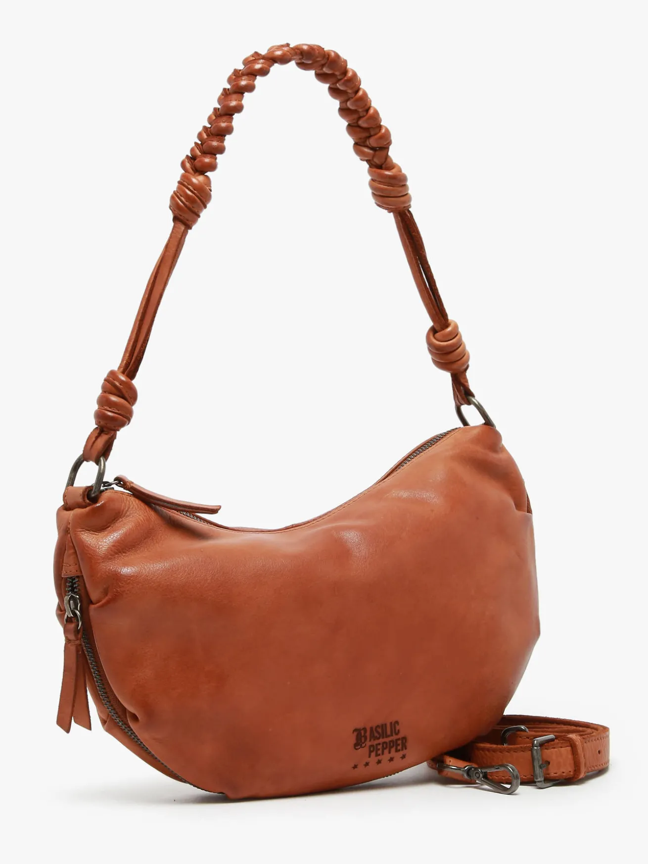 Sac bandoulière Tokyo cuir BASILIC PEPPER