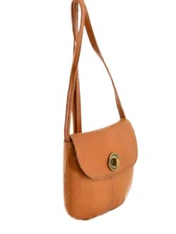 Sac bandoulière Totally royal cuir PIECES
