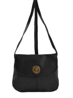 Sac bandoulière Totally royal cuir PIECES