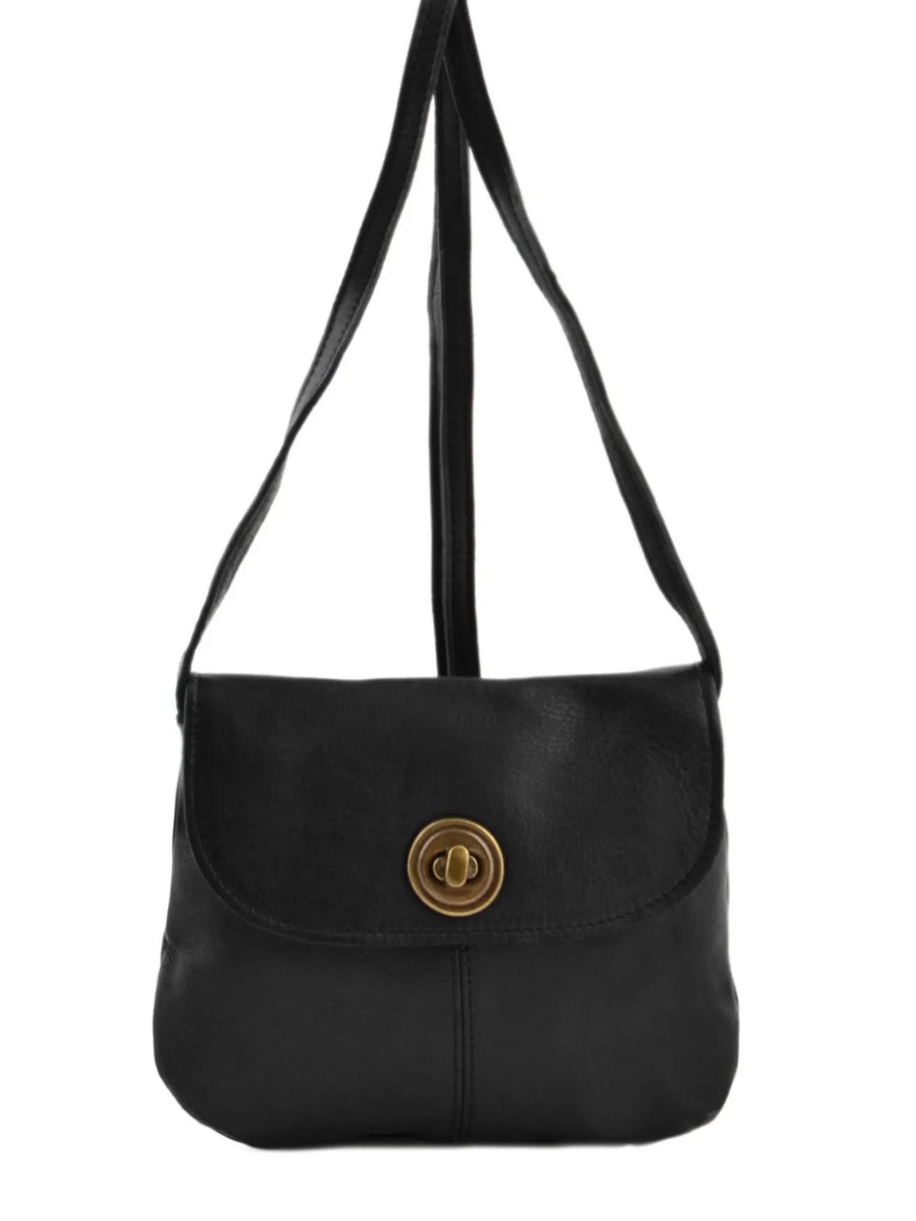 Sac bandoulière Totally royal cuir PIECES