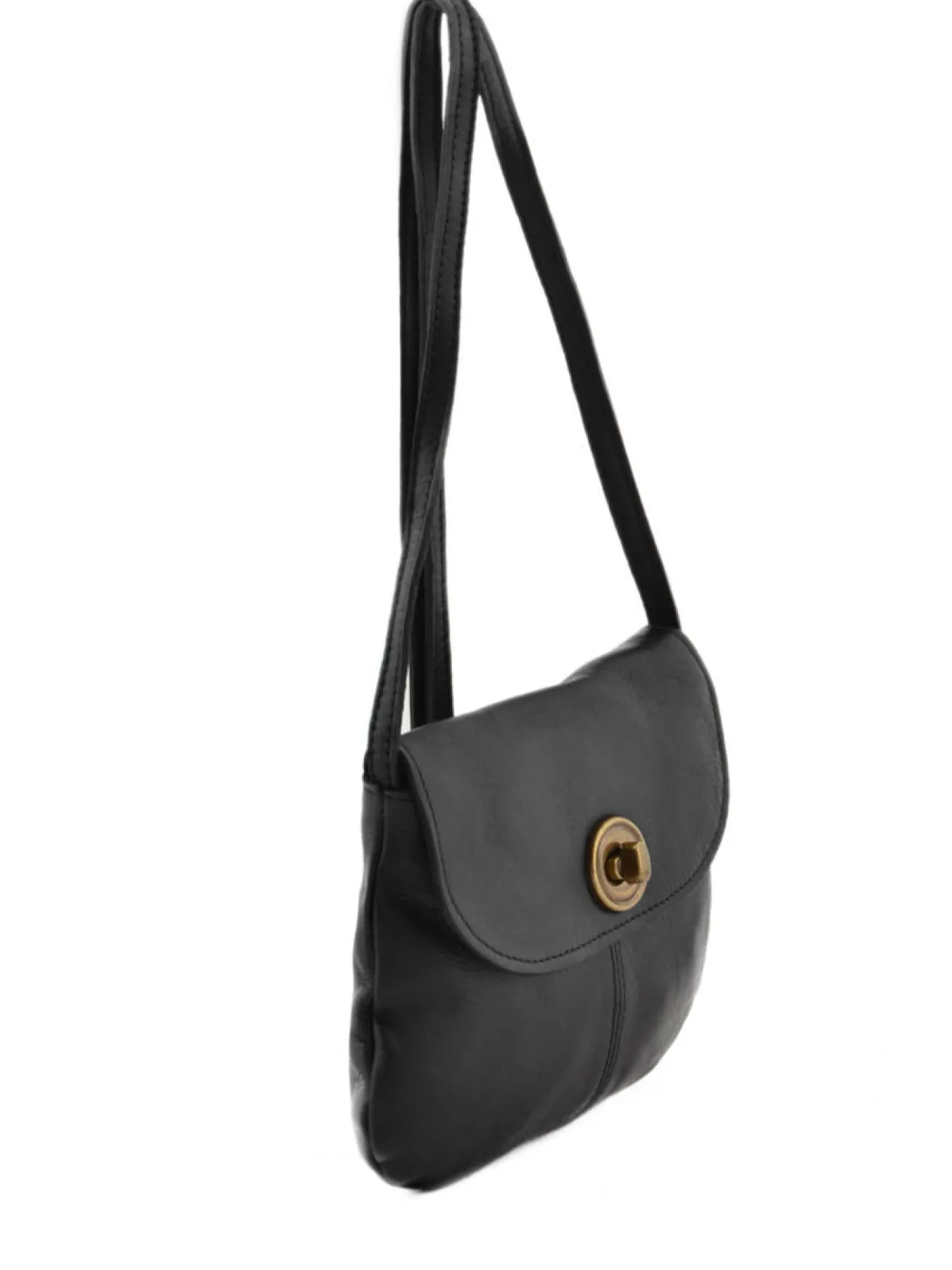 Sac bandoulière Totally royal cuir PIECES