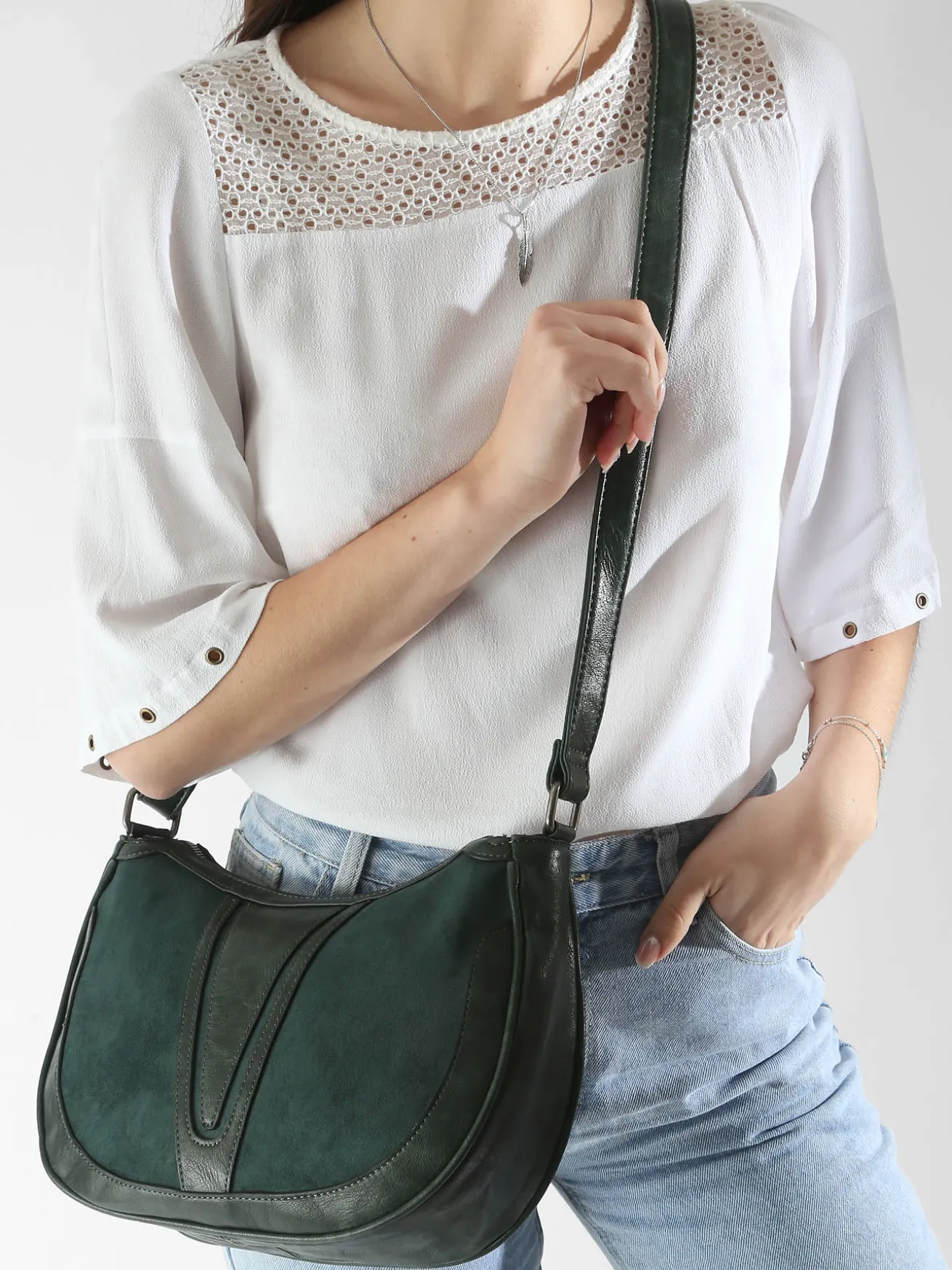 Sac bandoulière Winter velvet MINIPRIX