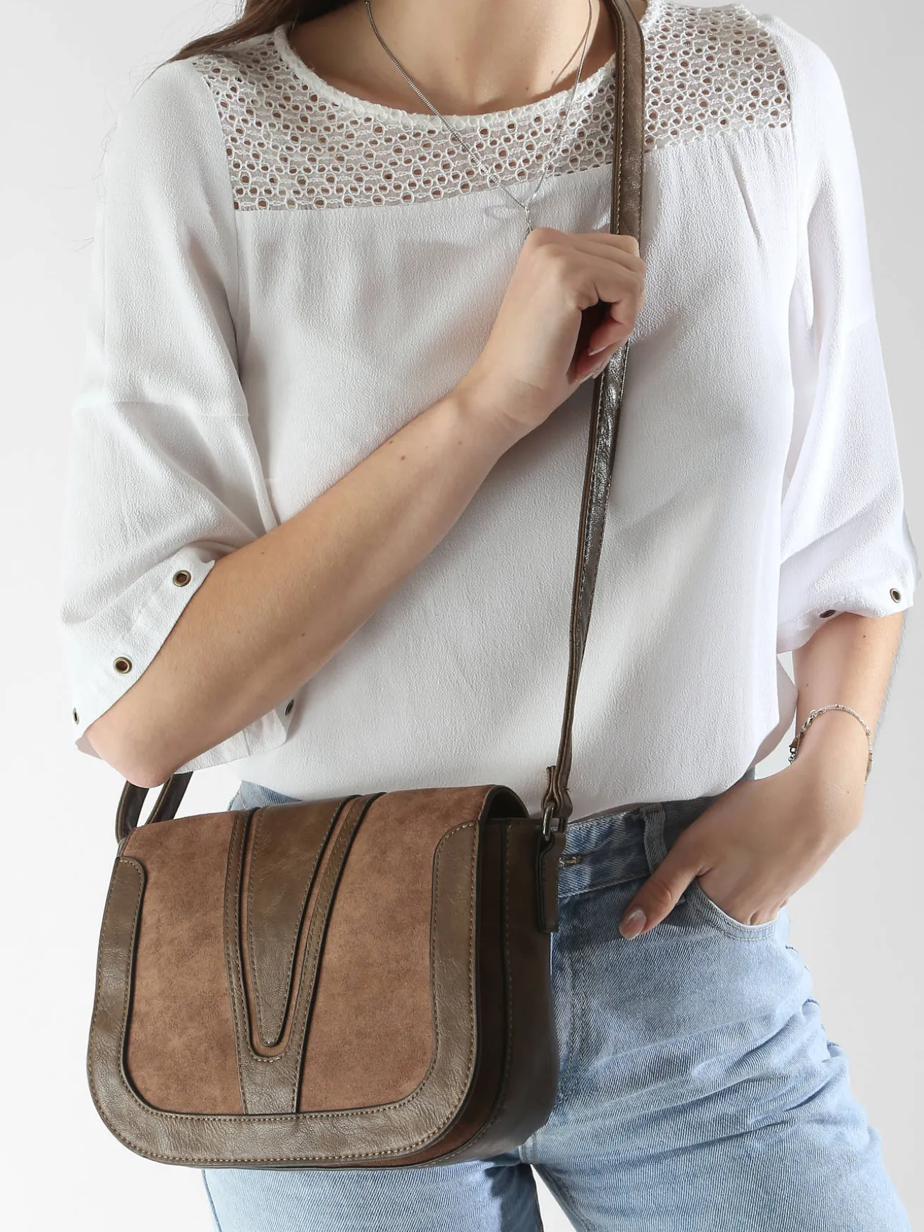 Sac bandoulière Winter velvet MINIPRIX