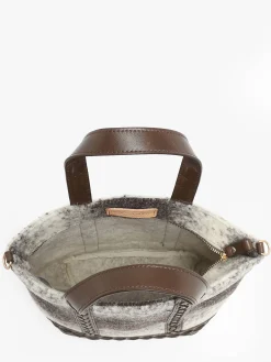 Sac cabas S en laine avec bandoulière VANESSA BRUNO