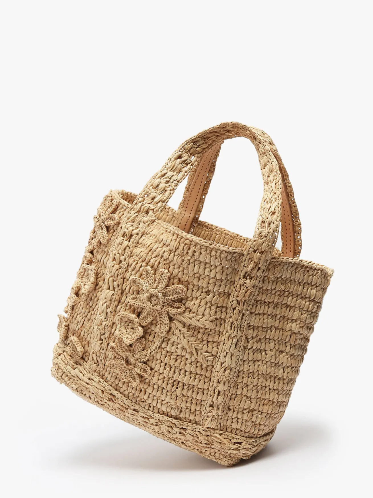Sac cabas XS Raphia Fleuri VANESSA BRUNO