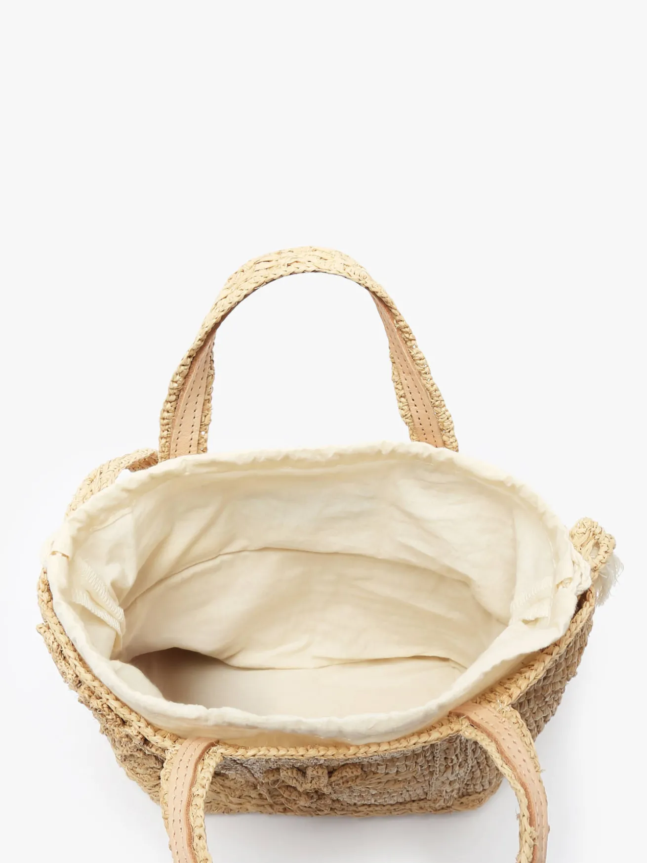 Sac cabas XS Raphia Fleuri VANESSA BRUNO
