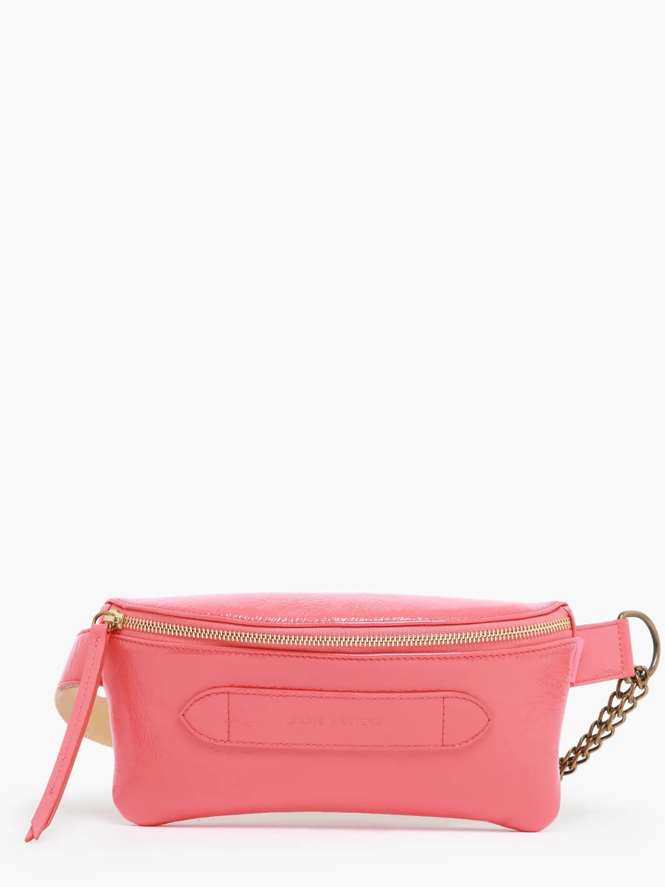 Sac ceinture Coachella cuir vernis froissé MARIE MARTENS