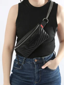 Sac ceinture Coachella matelassé cuir MARIE MARTENS