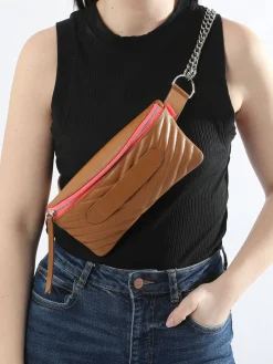 Sac ceinture Coachella matelassé cuir MARIE MARTENS
