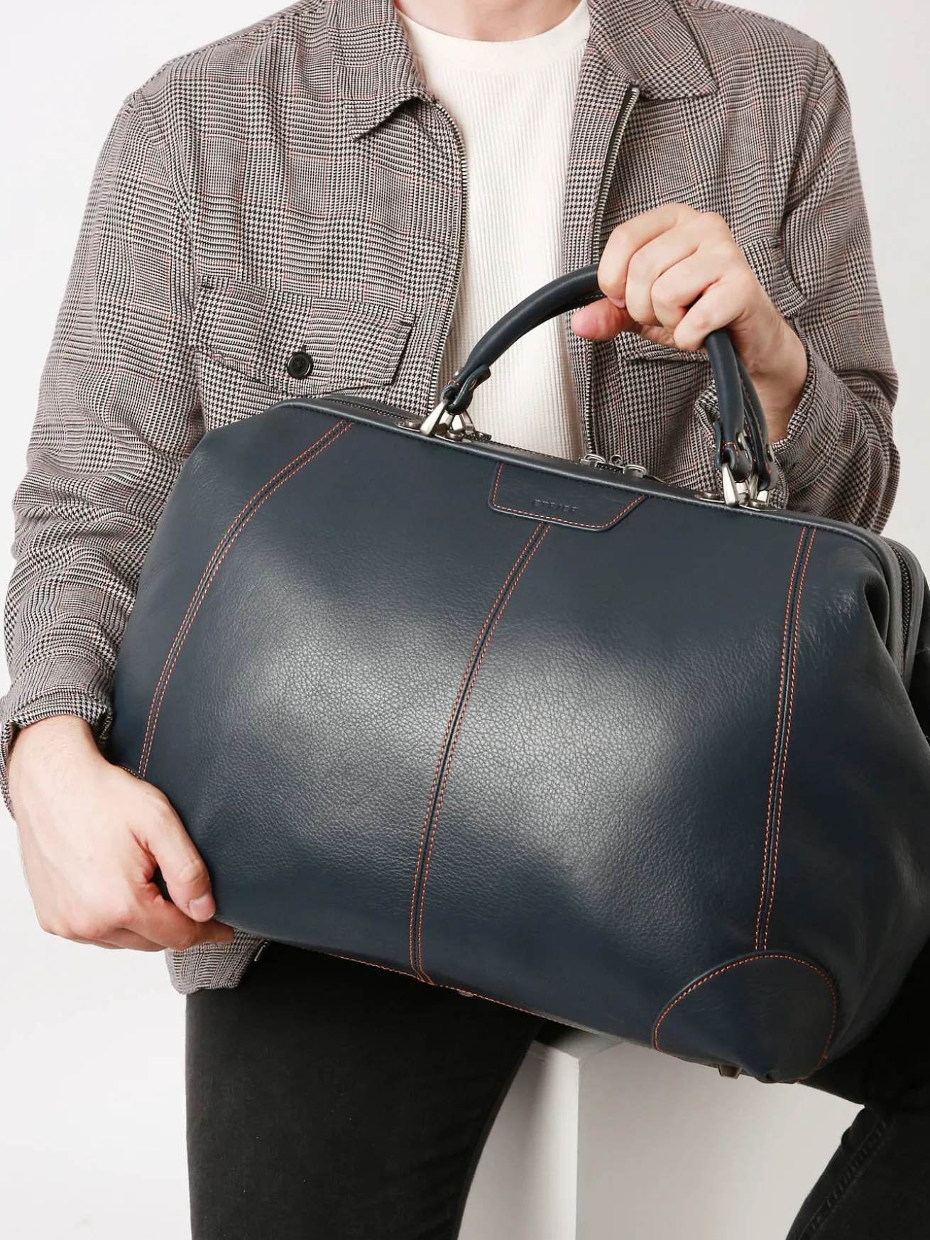 Sac docteur Foulonné cuir ETRIER