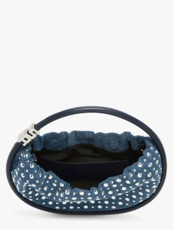 Sac Domino médium en denim et studs SONIA RYKIEL