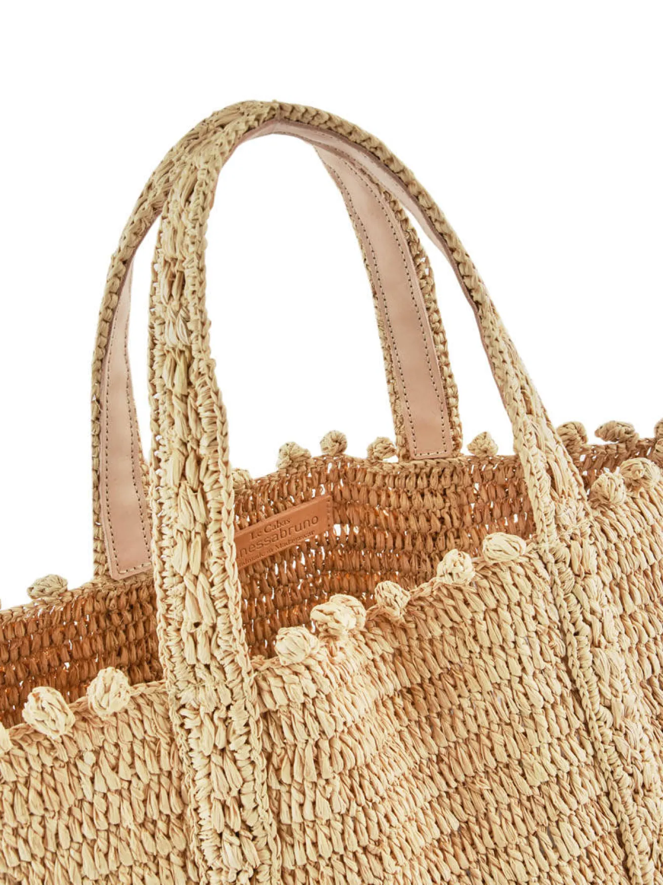 Sac Le Cabas Raphia pompon VANESSA BRUNO