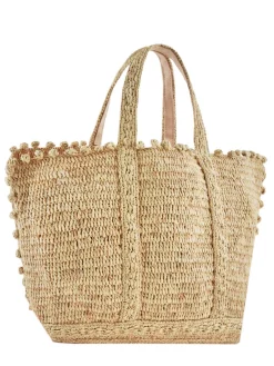 Sac Le Cabas Raphia pompon VANESSA BRUNO