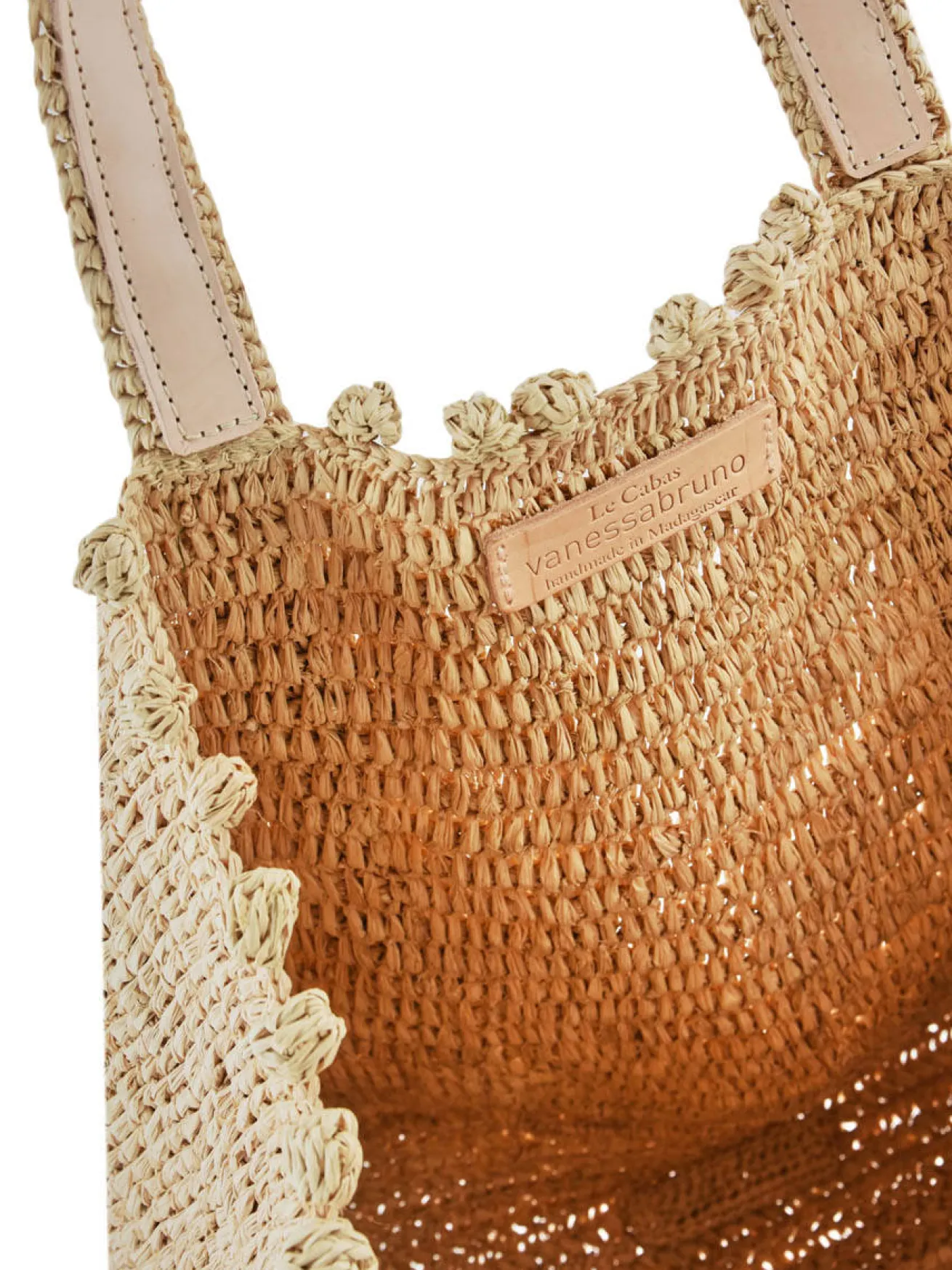 Sac Le Cabas Raphia pompon VANESSA BRUNO
