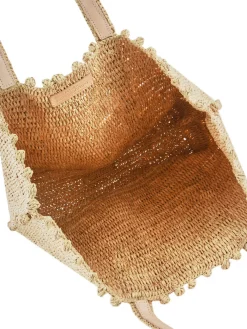 Sac Le Cabas Raphia pompon VANESSA BRUNO