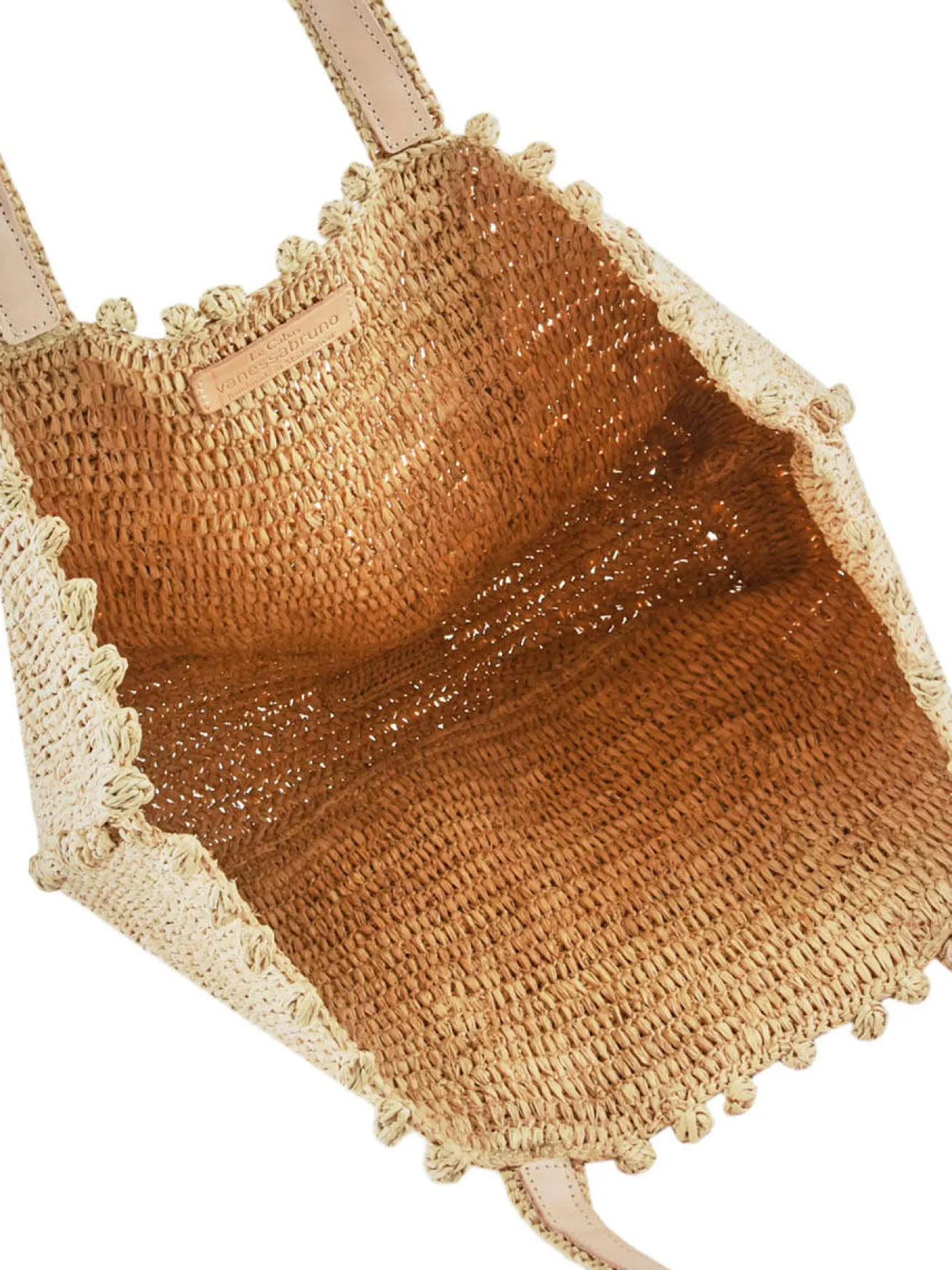 Sac Le Cabas Raphia pompon VANESSA BRUNO