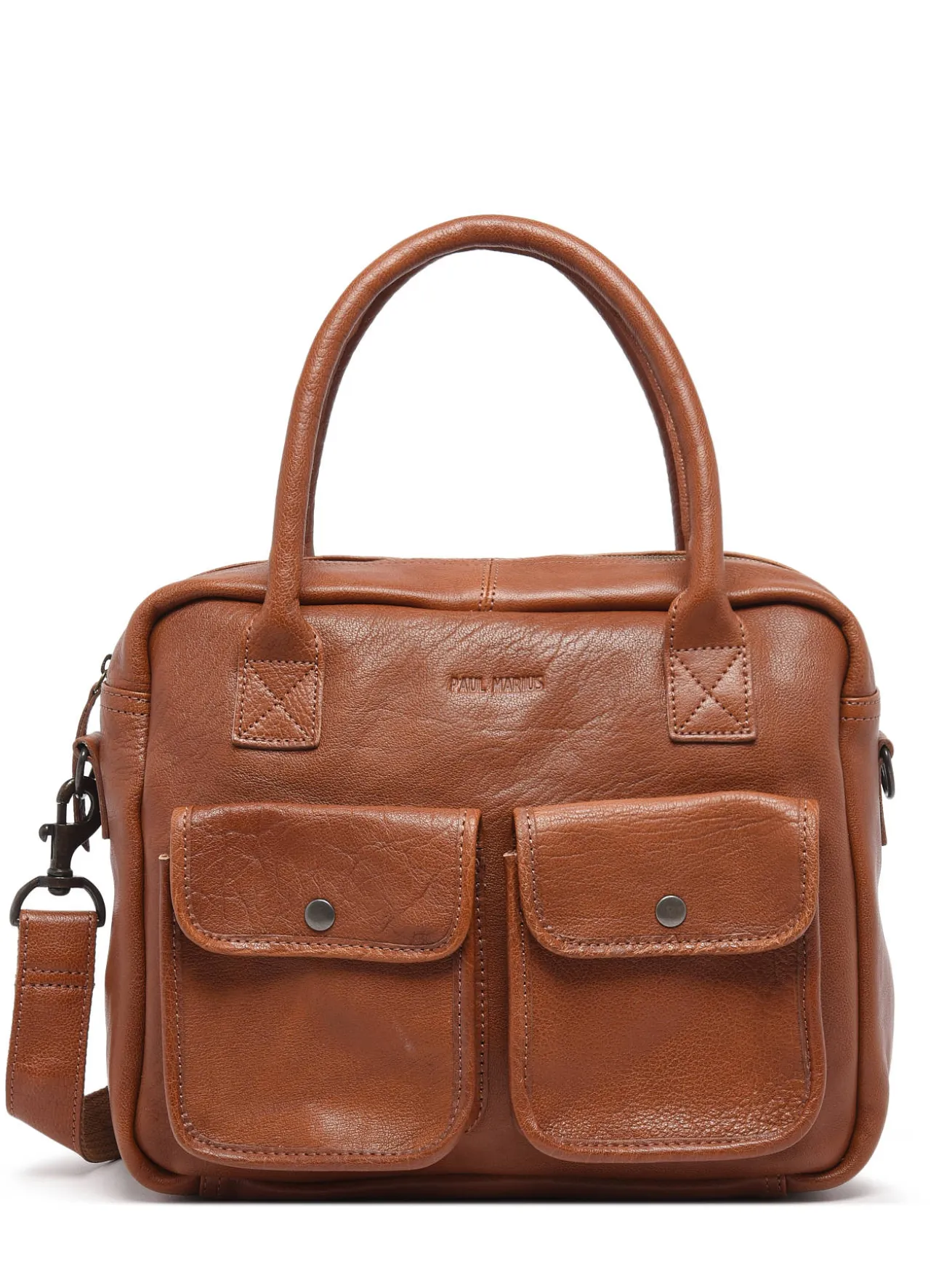 Sac Le Dandy A4 cuir PAUL MARIUS