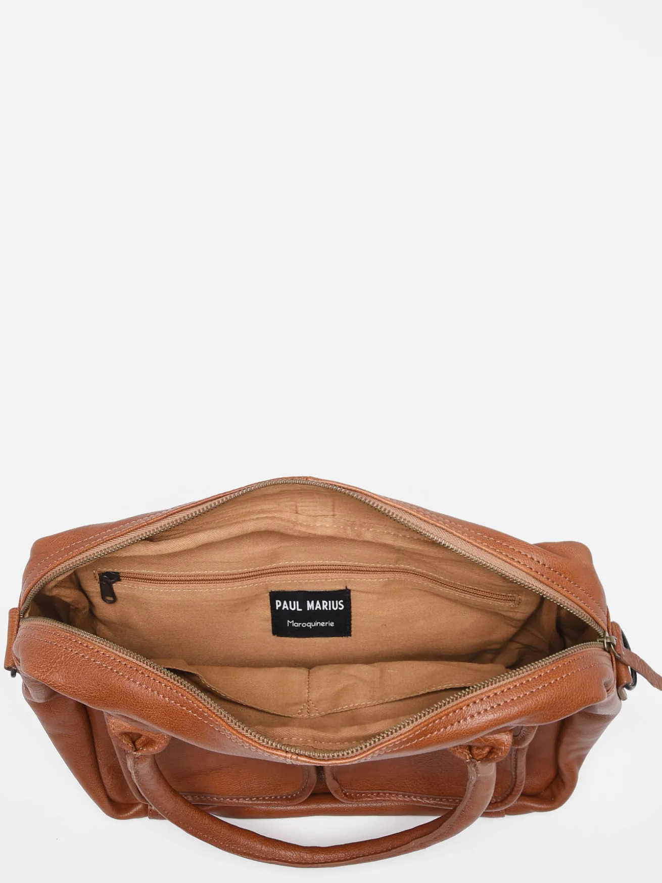 Sac Le Dandy A4 cuir PAUL MARIUS