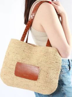 Sac Le Flaneur raphia NAT ET NIN