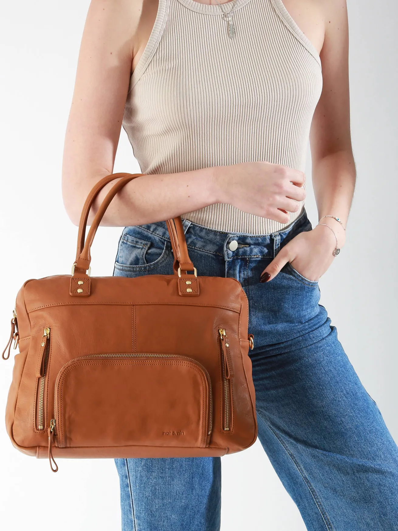 Sac Macy cuir NAT ET NIN