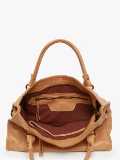 Sac porté main Cow cuir BASILIC PEPPER
