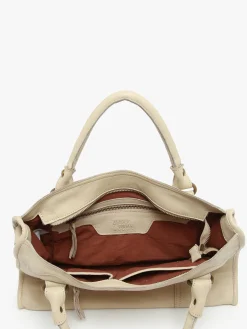 Sac porté main Cow cuir BASILIC PEPPER